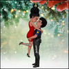 Acrylic Ornament, Couple Portrait Police, Gifts by Occupation Personalized NVL30OCT23KL2