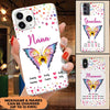 Personalized Grandma Butterfly Heart Phone case NVL31AUG21VA1 Phonecase FUEL