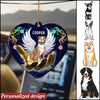 Personalized Dog With Wings Cover By Hand Car Hanging Ntk28feb22dd2 Acrylic Ornament Humancustom - Unique Personalized Gifts