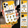 Grandma's reasons to bee happy personalized phone case NVL07SEP21TT2 Silicone Phone Case Humancustom - Unique Personalized Gifts