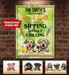Personalized Backyard Bar & Grill Dogs | Patrick'S Day Canvas Pht-15Tp010 Canvas Dreamship 16x24in - Best Seller