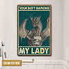 Personalized Bathroom Dragon Funny Your Butt Napkins Printed Metal Sign Pht-29Tp045 Metal Sign Human Custom Store 12.5 x 17.5 in - Best Seller