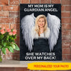 Personalized My Mom Is My Guardian Angel Canvas Dreamship 8x12in