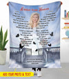 Personalized A Letter From Heaven Fleece Blanket Fleece Blanket Dreamship Medium (50x60in)