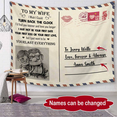 Personalized Favorite Quotes Couple Fleece Blanket Fleece Blanket Dreamship Medium (50x60in)