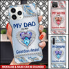 My Guardian Angel Memorial Custom Phone Case PM01JUL22TP2 Glass Phone Case Humancustom - Unique Personalized Gifts