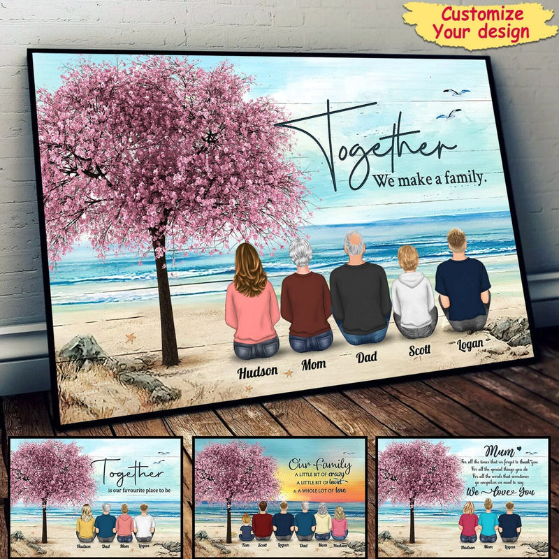 Savvy Custom Gifts A Family That Eats Together Stays Together Canvas |  Savvy Custom Gifts