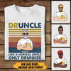 Customized Druncle Like A Normal Uncle Only Drunker T-Shirt Pm12Jun21Tp3 2D T-shirt Dreamship S White