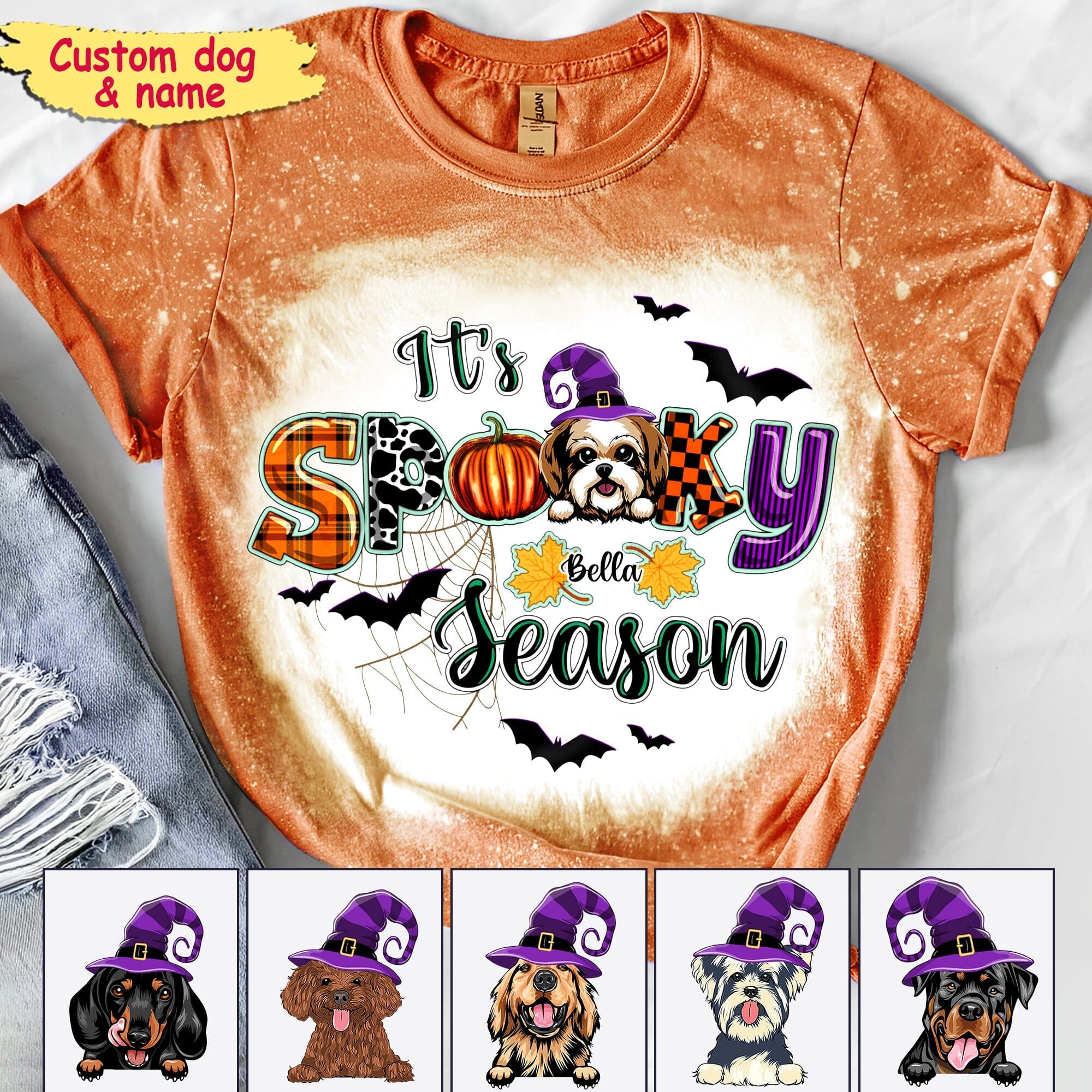 It's Spooky Season Halloween Dogs Personalized 3D T-Shirt PM13JUL23CT1 3D T-shirt Humancustom - Unique Personalized Gifts S 