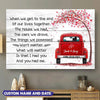 Customized when we get to the end of our lives together canvas PM14JUN21SH1 Dreamship 12x8in