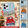 God Knew My Heart Needed You Red Truck Country Side Custom Name and Date Phone case Phonecase FUEL