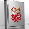 Christmas Grandma & Grandpa Mom & Dad Gnome With Heart Kids Personalized Decal VTX11DEC23CT3