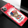 4th July Floral Merica Cow, Love Highland Cow Breed Cattle Farm Personalized Phone Case LPL12JUN23CT1