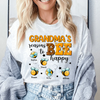 Grandma's Reasons To Be Happy Personalized T-shirt VTX02MAY24KL1