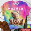 Grandma/ Mama Bear Personalized 3D T-shirt VTX03APR24VA1