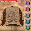 Leather Effect Fist Bump Personalized Cap Father's Day Gift VTX06MAY24TP1