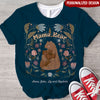 Mama/ Grandma Bear Cuddling Her Cubs Boho Floral Pattern Personalized 3D T-shirt VTX08MAY24NY1