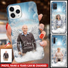 In Loving Memory Custom Photo Angel Wings Memorial Silicone Phone Case VTX09APR24TP2