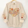 Love Fall Grandma With Grandkids' Names Personalized 3D Sweatshirt VTX11AUG23TT2