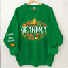 Fall Season Nana Pumpkin With Grandkids' Names Personalized 3D Sweatshirt VTX11AUG23TT3