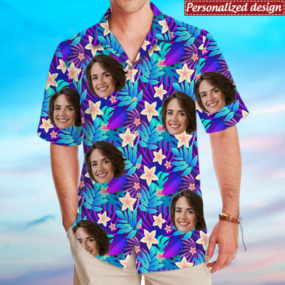 Custom Face Hawaiian Shirt VTX23APR24VA2