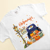 Fall Season Pumpkin Truck Grandma's Little Pumpkins Personalized White T-shirt VTX23AUG23VA1