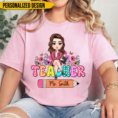 Personalized Teacher Shirt VTX25APR24TT1