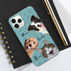 Custom Pet Photo Silicone Phone Case Gift For Dog Lovers/ Cat Lovers VTX27DEC23VA1