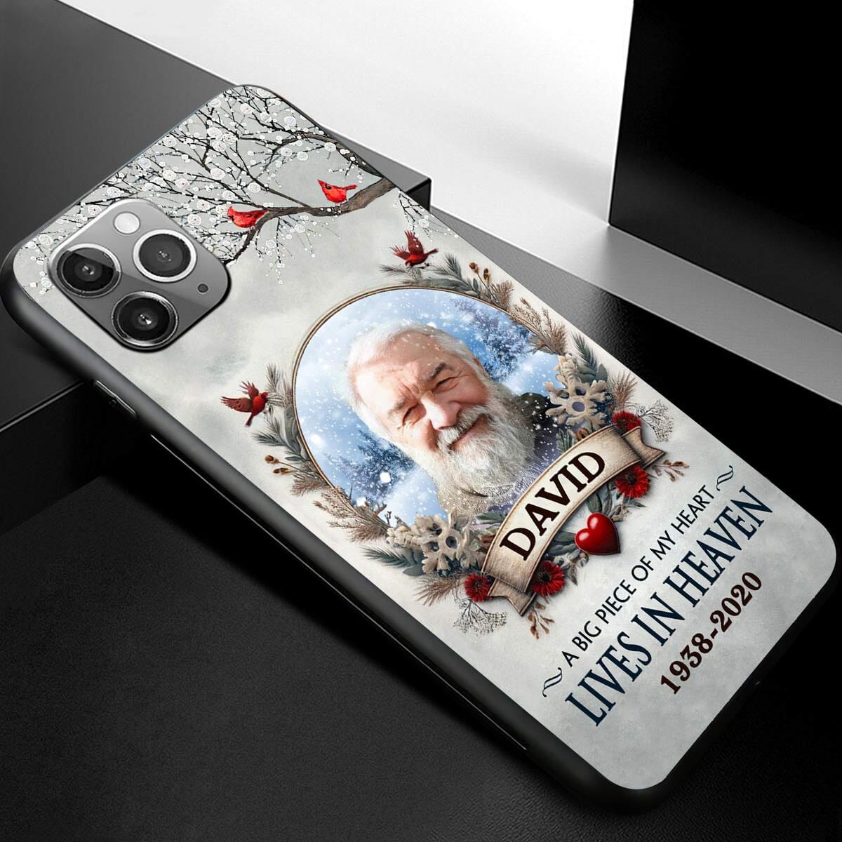 Custom Photo Memorial Silicone Phone Case VTX28NOV23VA1 Silicone Phone Case HumanCustom - Unique Personalized Gifts Made Just for You 