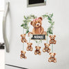 Grandma/ mama Bear Heart Wreath Personalized Decal VTX29MAR24VA1