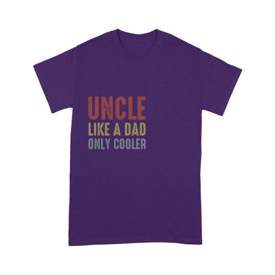 Customized Uncle Like A Dad Only Cooler T-Shirt Pm12Jun21Tp1 2D T-shirt Dreamship S Purple