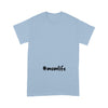 Personalized Momlife Skull T-Shirt 2D T-shirt Dreamship S Light Blue