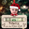 Cute Christmas Doll Kid On The Nice List Personalized Money Holder Ornament NVL18OCT23TP1 Money Holder Ornament HumanCustom - Unique Personalized Gifts Made Just for You