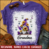 Sunflower Gnome Butterflies Grandma With Grankids Personalized 3D T-shirt NVL25APR23XT1 3D T-shirt Humancustom - Unique Personalized Gifts S