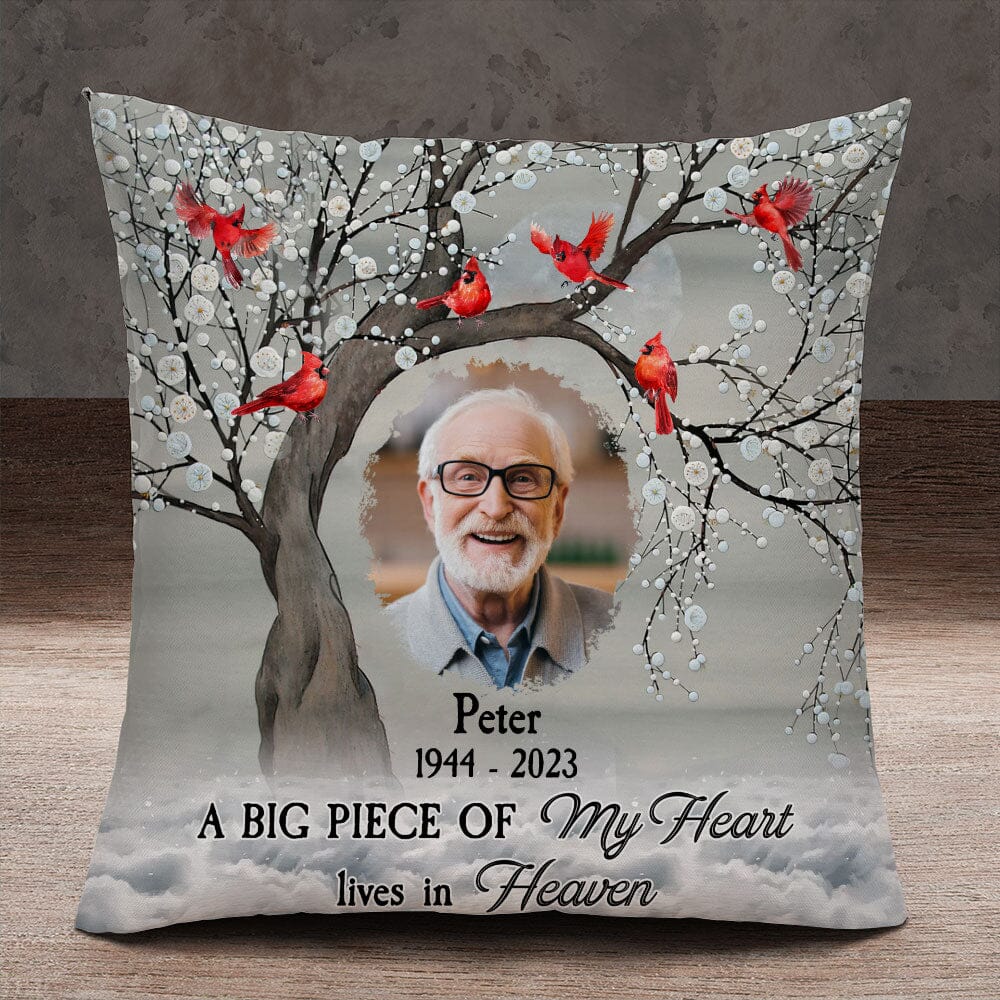 Memorial Cardinal Upload Photo, I'm Always With You Personalized Pillow LPL02NOV23TP3 Pillow HumanCustom - Unique Personalized Gifts Made Just for You 