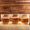 Daddy's Team Fist Bump Personalized Square Whiskey Glass Engraved, Father's Day Gift For Dad, For Grandpa, For Husband NVL27APR24TP1