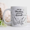 First My Daughter Forever My Friend 3D Inflated Effect Personalized White Mug VTX28MAR24TP1