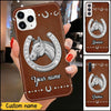 Love Horse Leather Pattern Personalized Phone Case KNV15MAR22CT2 Phonecase FUEL