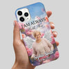 Pink Roses Heaven Custom Photo Memorial Silicone Phone Case VTX22APR24TP1