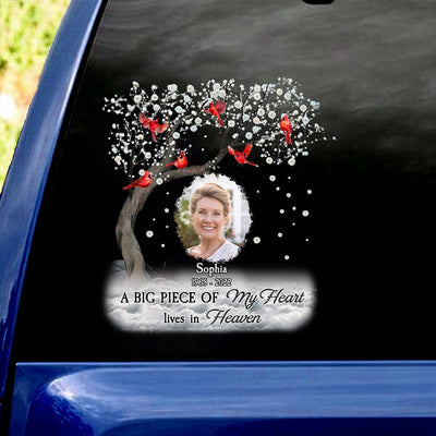 Memorial Cardinal Upload Photo, I'm Always With You Personalized Sticker Decal LPL31OCT23TP2 Decal HumanCustom - Unique Personalized Gifts Made Just for You