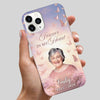 Pinky Heaven Custom Photo Butterflies, In Loving Memory Personalized Phone Case LPL04APR24TP1