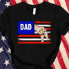 Papa Dad Hand Flag With Kids, Perfect Gift For Father's Day Personalized Shirt NVL23APR24TP1