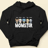 Halloween Momster Dadcula With Little Monster Kids Personalized Shirt NVL04JUL23TP2