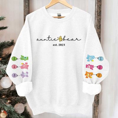 Mama Nana Bear Little Cute Bear Kids Personalized Sweatshirt LPL29MAR24TP1