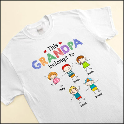 Father's day This Grandpa belongs to personalized t-shirt and hoodie NTA14JUN23XT3