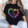 Mama Bear Heart Colorful - Gift For Grandma Mom Personalized Shirt NVL01APR24TP1