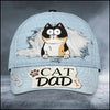 Personalized Cat Mom Denim Pattern Classic Caps 3D Printing HTN15JUN23XT1