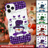 Christmas Snowman Grandma Auntie Mom Little Sweet Heart Kids Personalized Phone Case LPL20NOV22TP1 Silicone Phone Case Humancustom - Unique Personalized Gifts