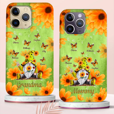 Personalized Grandma Nana Mom Gnome Butterfly Kids Phone case NVL27MAR24NY2