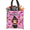 Happy Halloween Pink Spider Silk Kid Tote Bag PNM09AUG23NY2